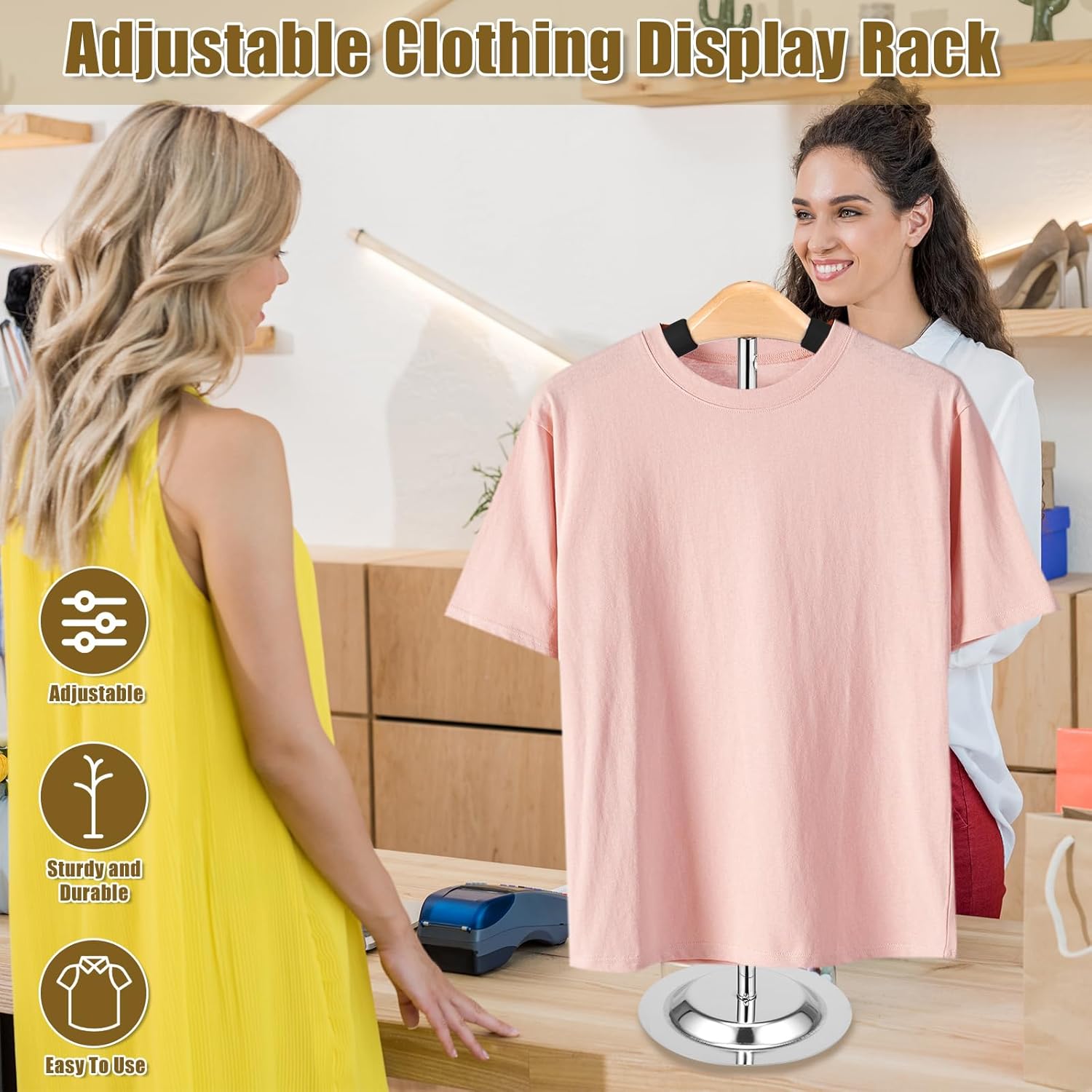 Soporte de hombro flexible ajustable para camisetas, soporte para camisas,