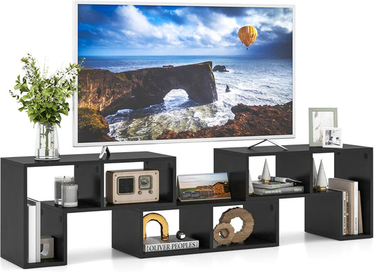 POWERSTONE Soporte para consola de TV, centro de entretenimiento combinado de 3...