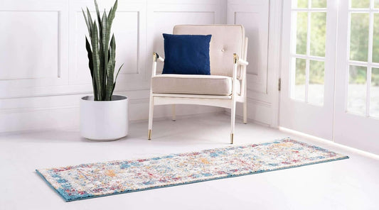 Unique Loom - Alfombra estilo tradicional de Rosso Collection, Polipropileno,...