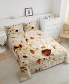 Feelyou Juego de ropa de cama de tortilla de burritos para adultos y niños,...