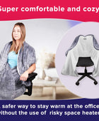La manta original para silla de oficina de SnuggleBack acogedora y cómoda funda...