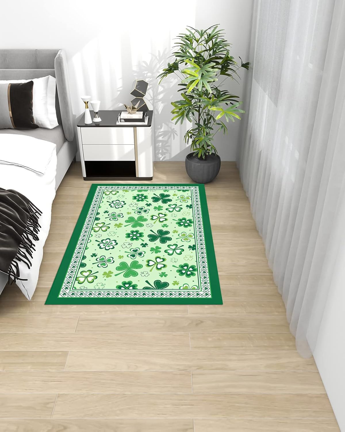 Alfombra de área grande de 5 x 8 pies, suave para habitación de los niños,...