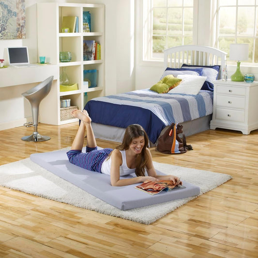 beautysleep Siesta 3" colchón de espuma con efecto de memoria camaalfombra de