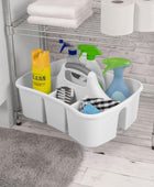 Sterilite Divided Ultra Caddy, plástico, almacenamiento portátil para guardar...