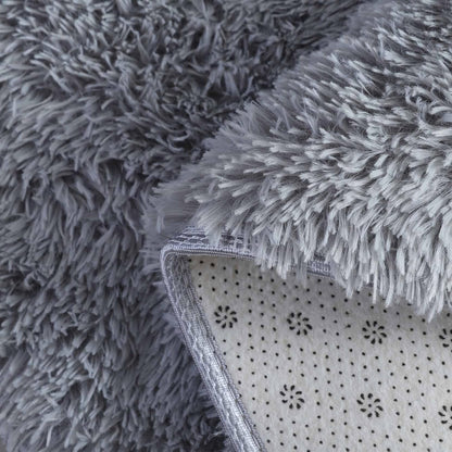 Alfombra mullida para dormitorio, 4 x 4 pies, alfombra suave para habitación de