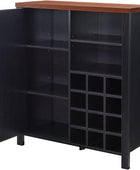 Kings Brand Furniture - Aparador Buffet Wine Licor Bar Armario para cocina,...