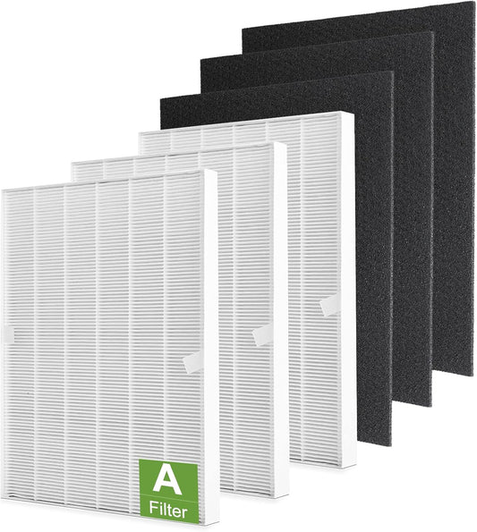 115115 Filtros de repuesto HEPA A para purificador de aire Winix PlasmaWave...