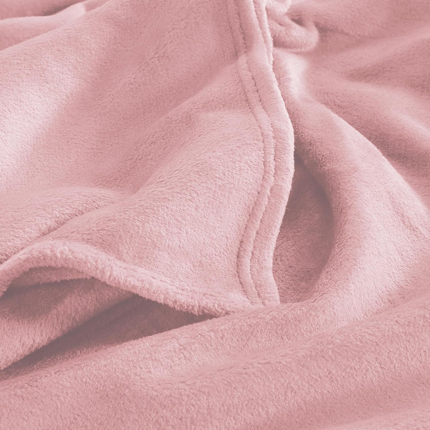 CozyLux Manta de forro polar para sofá, color rosa, 10.58 ozm, suave, ligera,...