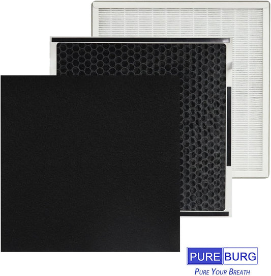 PUREBURG MT-8500 Filtro HEPA de repuesto compatible con Surround Air Multi-Tech...