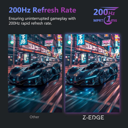 Z-Edge UG27 Monitor curvo para juegos de 27 pulgadas 169 1920x1080 200Hz 1ms...
