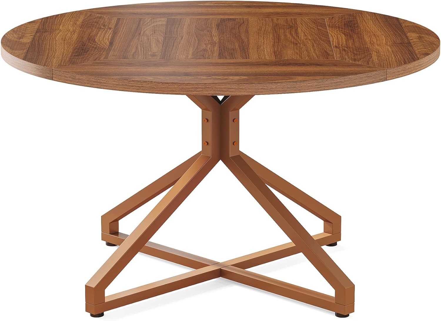 Tribesigns Mesa de comedor redonda para 4-6 personas, mesa de cocina circular...