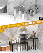 JayRex Organizador de baño, estante de baño, estante esquinero de 3 niveles,...