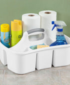 Sterilite Divided Ultra Caddy, plástico, almacenamiento portátil para guardar...