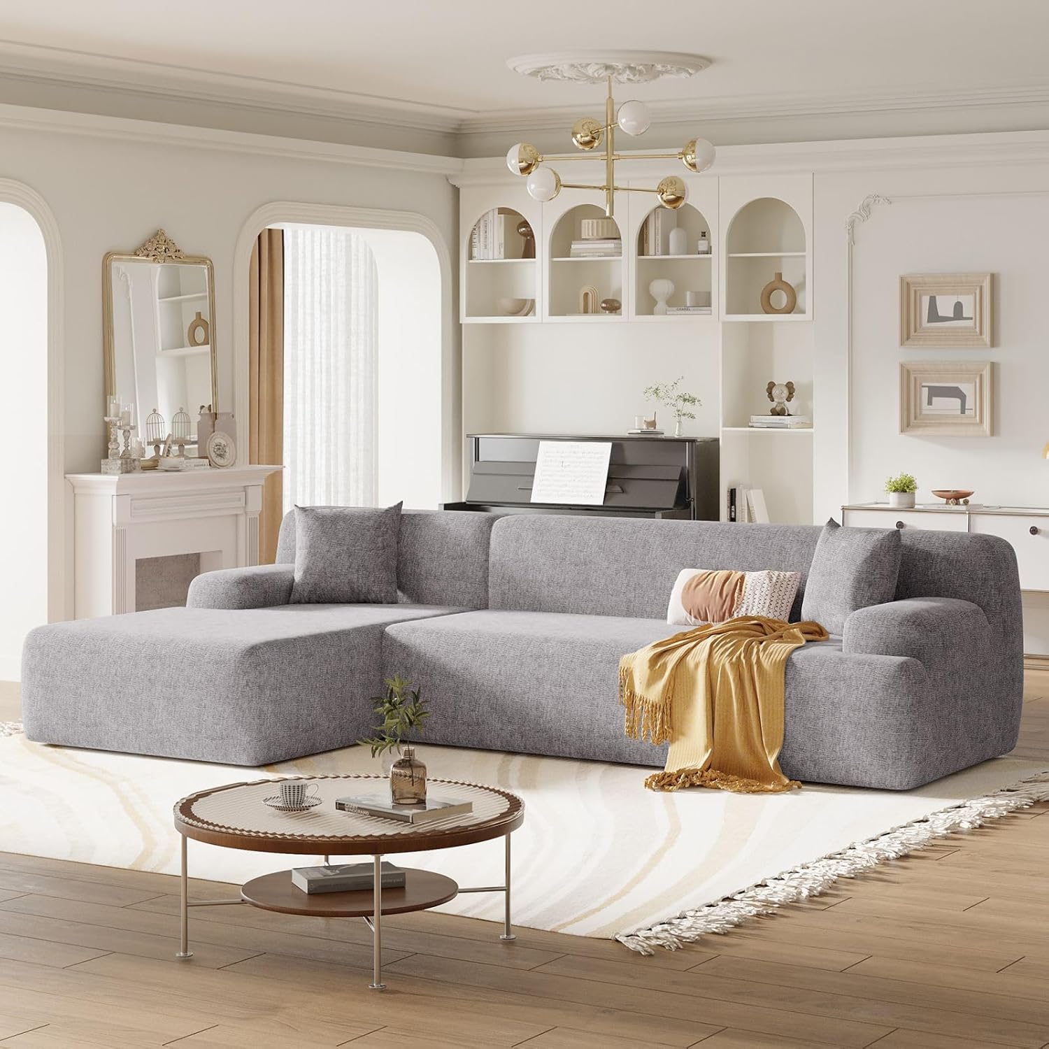 Modernos sofás modulares para sala de estar, juegos de muebles modulares...