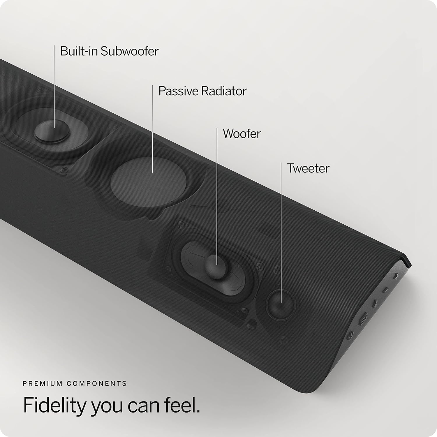 VIZIO Barra de sonido envolvente 2.1 todo en uno de la serie M con 6 altavoces...