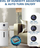 Humidificadores de 2.6 galones10 litros, humidificadores grandes de 1000 pies...