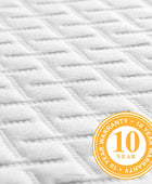Linenspa - Colchón de espuma viscoelástica de gel de 5 pulgadas