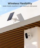 AOSU Cámaras de seguridad solares inalámbricas para exteriores, sistema de...