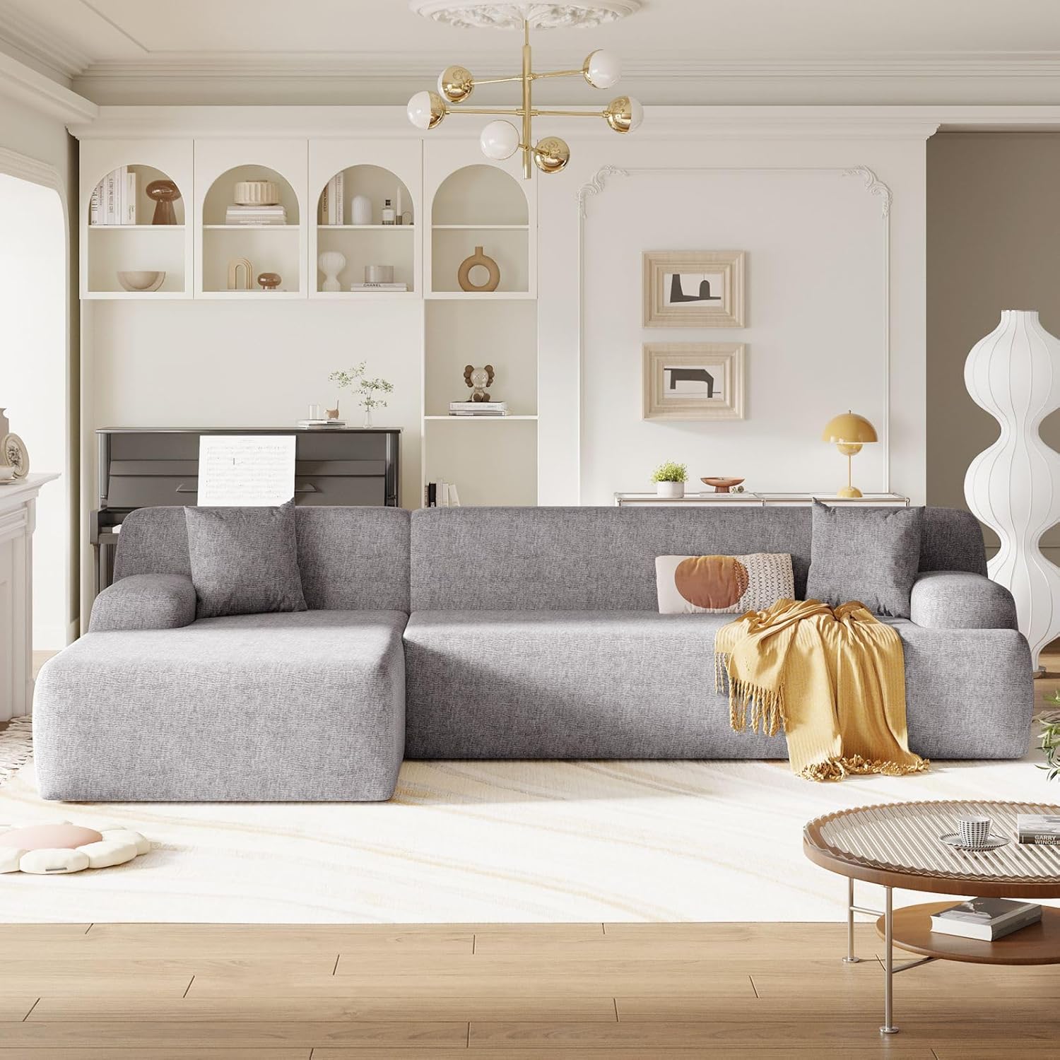 Modernos sofás modulares para sala de estar, juegos de muebles modulares...