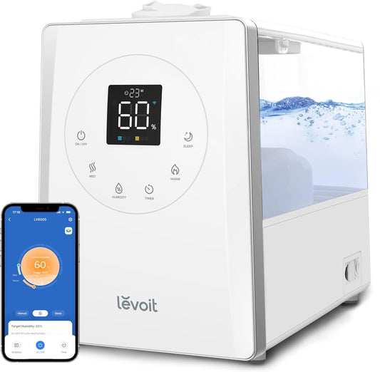 LV600S Humidificadores inteligentes de niebla cálida y fría para el hogar,
