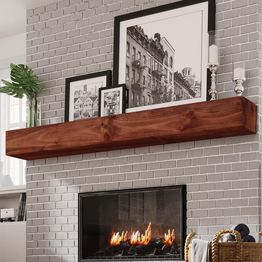 Repisa de chimenea, 72 pulgadas, mantel hecho a mano para sobre chimenea,...