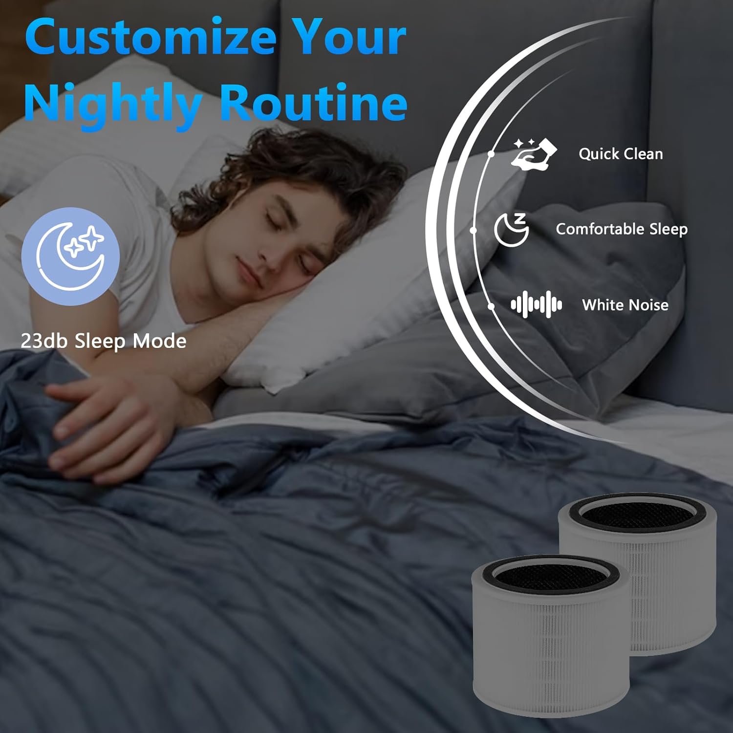 Filtro de repuesto Core 200S para purificador de aire Core 200S Smart WiFi,...