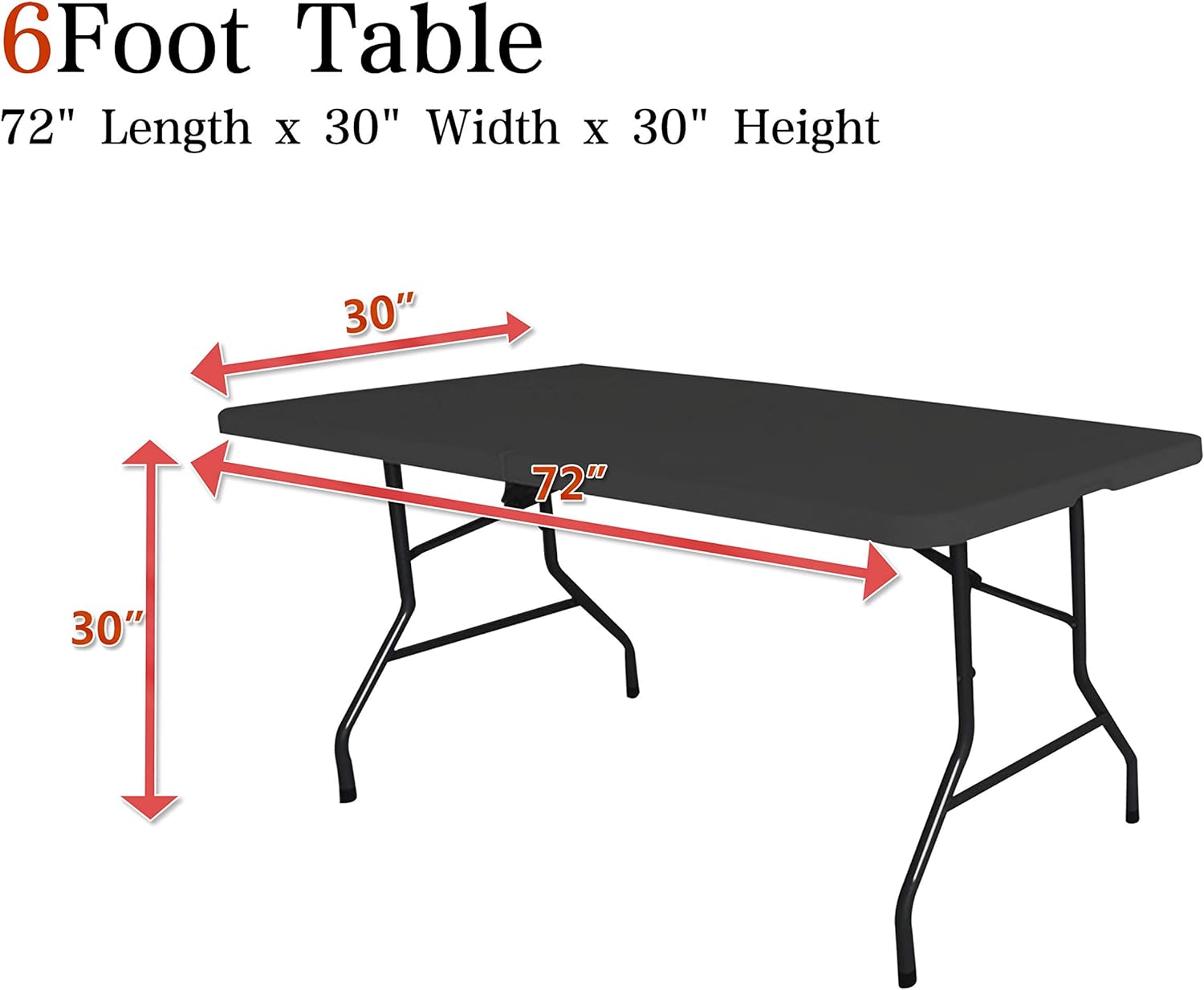 Obstal - Funda de licra elástica para mesas plegables estándar - Mantel...