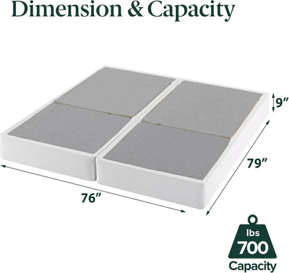 Somier y base de colchón plegables de Sleep Master, Acero