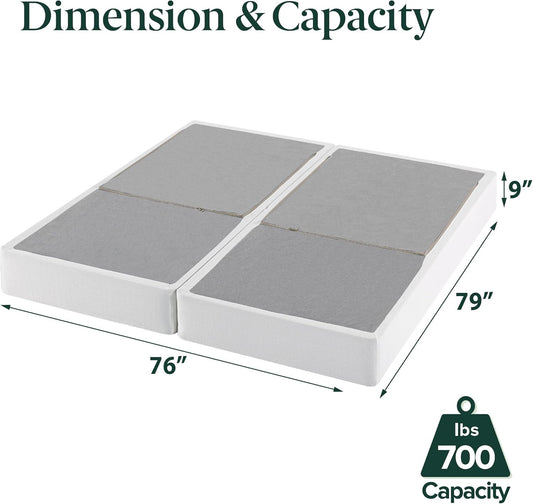 Somier y base de colchón plegables de Sleep Master, Acero