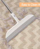 Rastrillo de mano para alfombra+escoba de silicona para alfombras restaura la