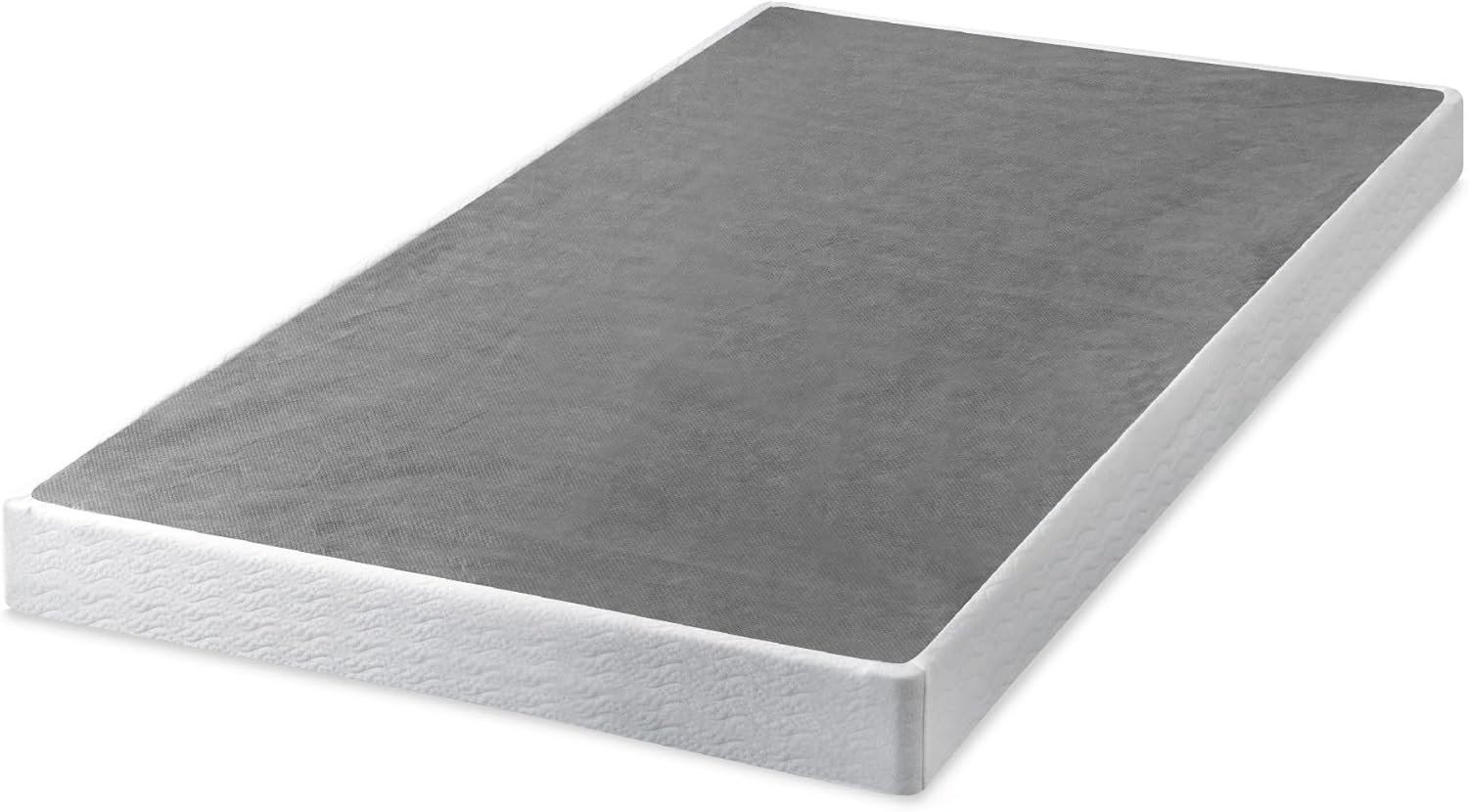 Zinus, Smart Box Spring, Estructura de Baja Altura de 5 pulgadas, Acero, Blanco