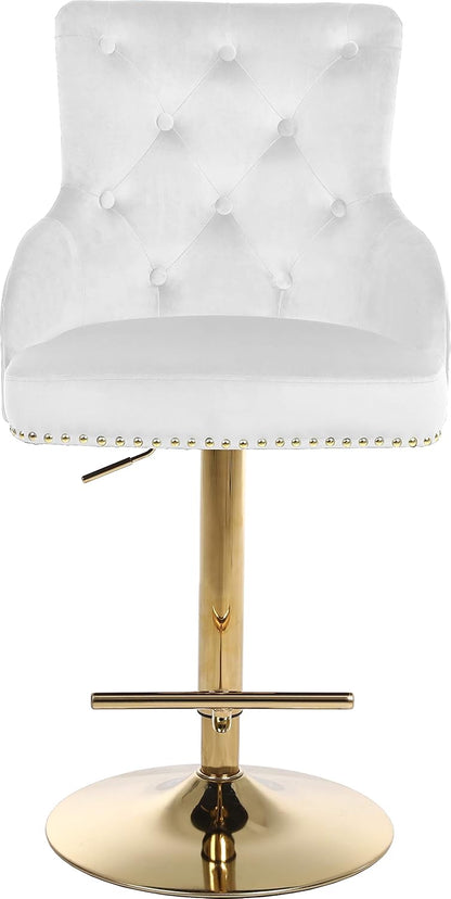 Colección Claude Modern Barra ajustable tapizada de terciopelo contemporáneo