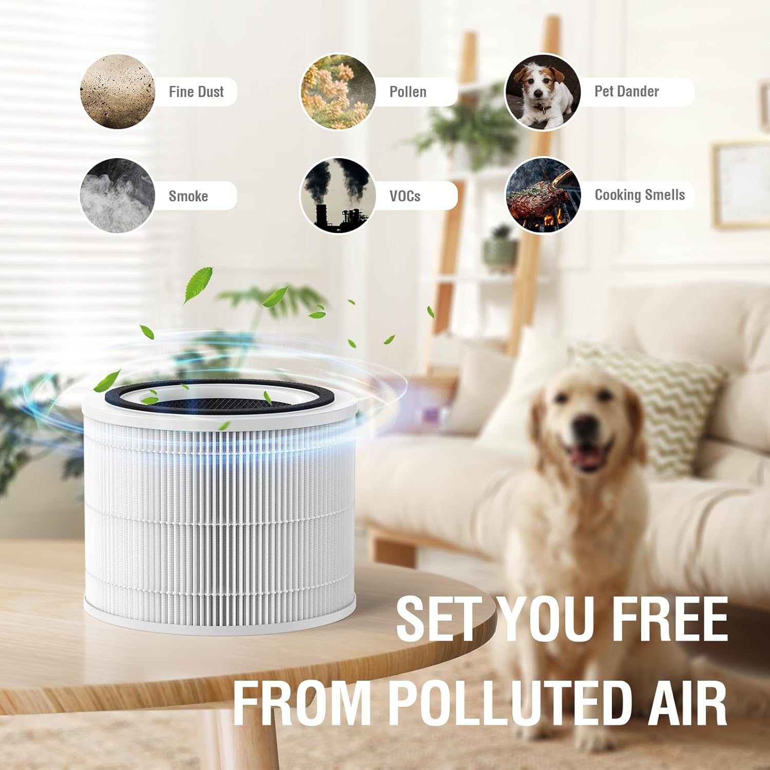 Filtro de repuesto True HEPA 14 compatible con purificador de aire Puro 240,...