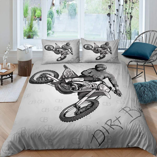 Feelyou Extreme Sports - Juego de funda de edredón para motociclista, diseño de...