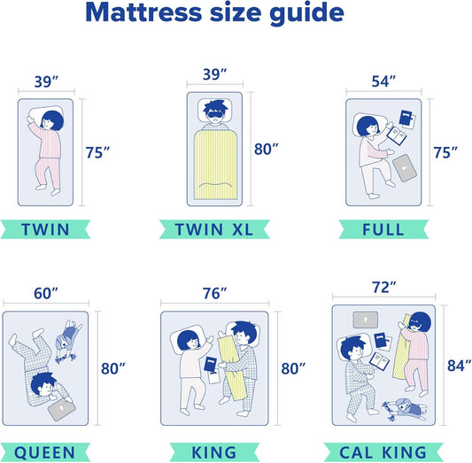 Olee Sleep Colchón Queen de espuma viscoelástica de gel de lujo de 7 pulgadas,