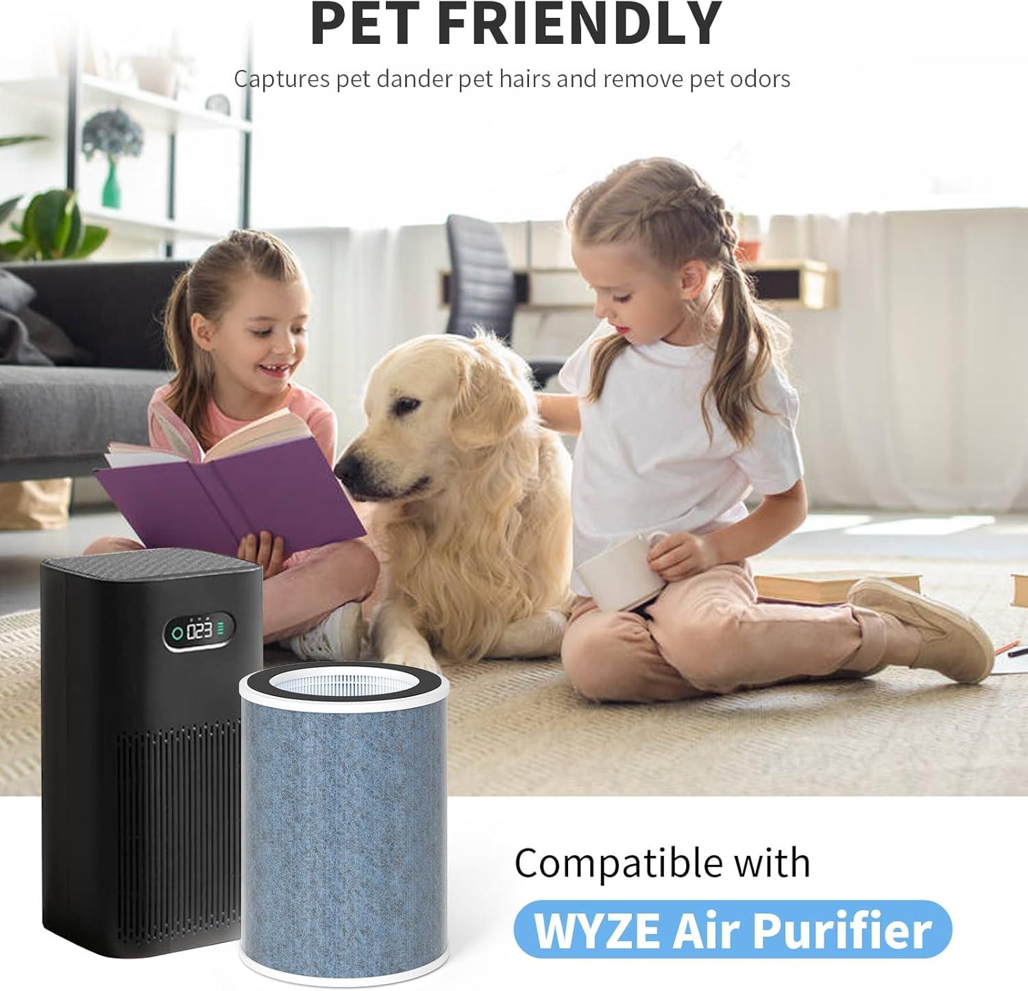 H13 True HEPA Filtro de aire compatible con filtro especial WYZE Smart Air