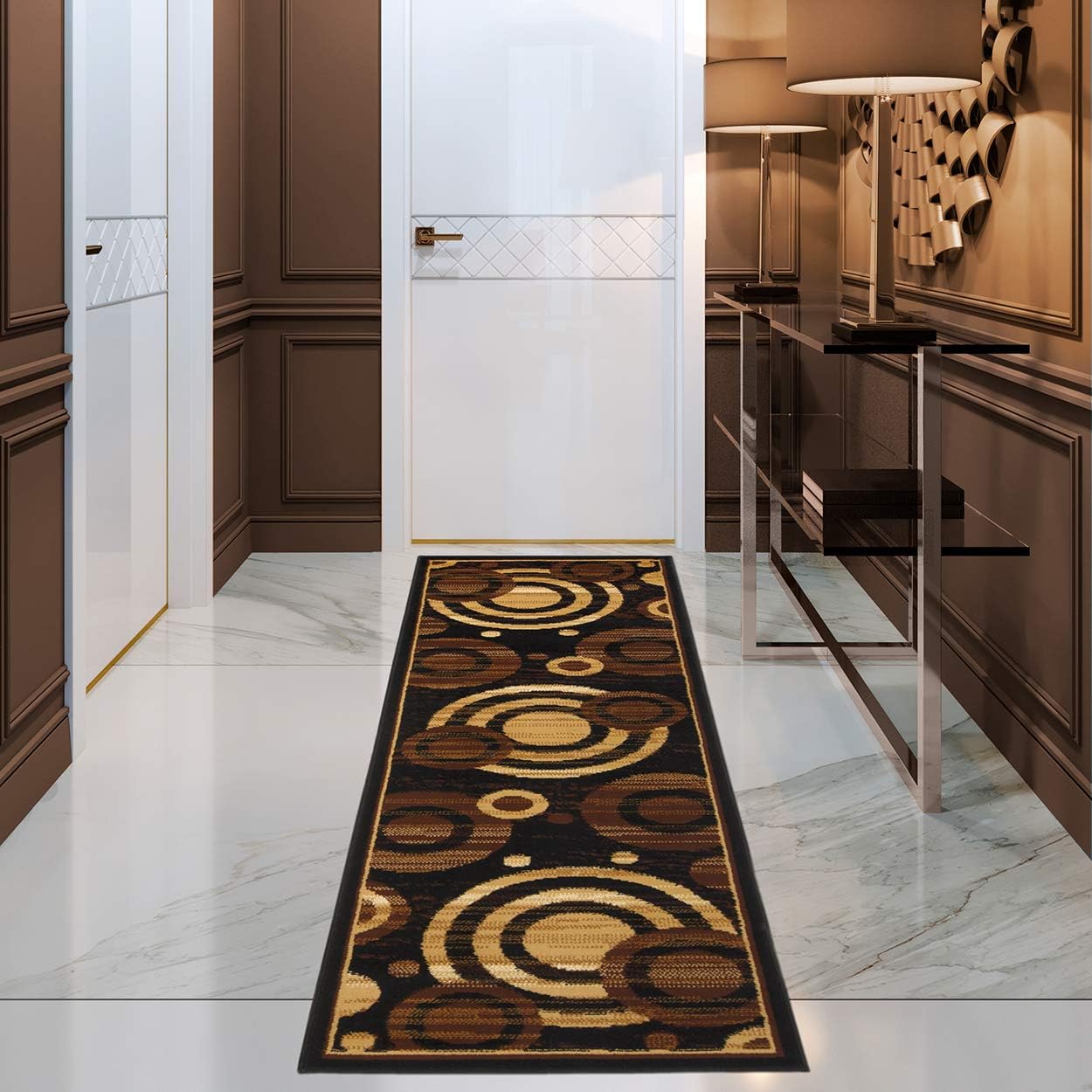 Antep Rugs Kashan King Collection - Tapete para corredor, Polipropileno