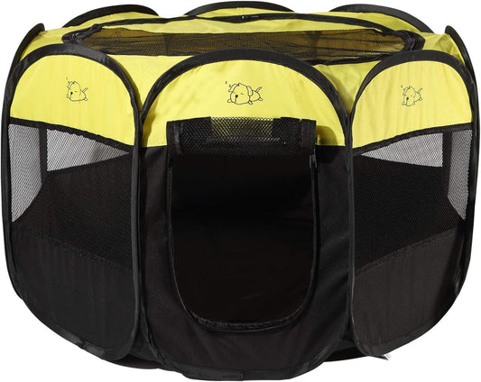 Rarasy Pet Puppy Dog Playpen Ejercicio Perrera 600D Oxford Cloth