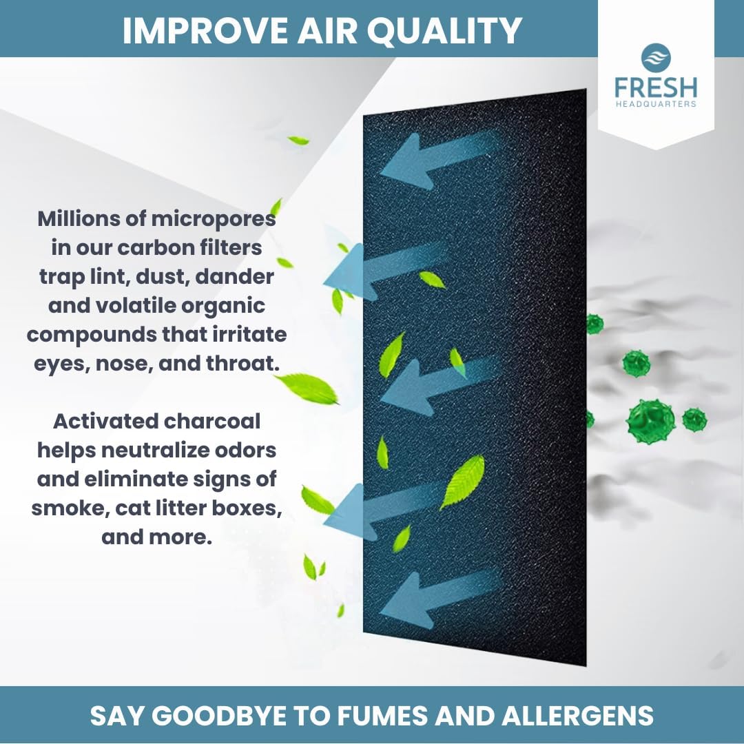Honeywell - Paquete de 6 prefiltros compatibles con purificadores Air Genius 3,...