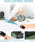 PANERGY Ventilador de camping portátil con linterna LED, ventilador USB...