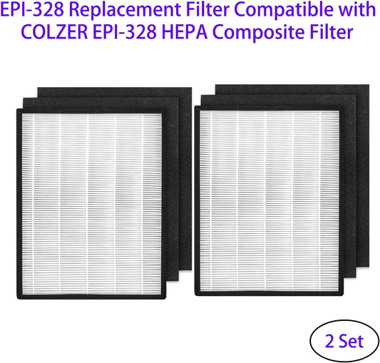 Filtro de repuesto EPI-328 para purificador de aire COLZER EPI-328 y Domccy...