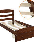 Harper & Bright Designs Cama individual con cajones de almacenamiento, cama...