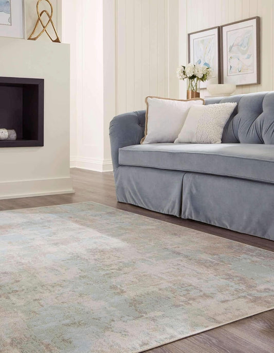 Unique Loom Lotus Collection - Alfombra rectangular de 7 pies 10 pulgadas x 10...