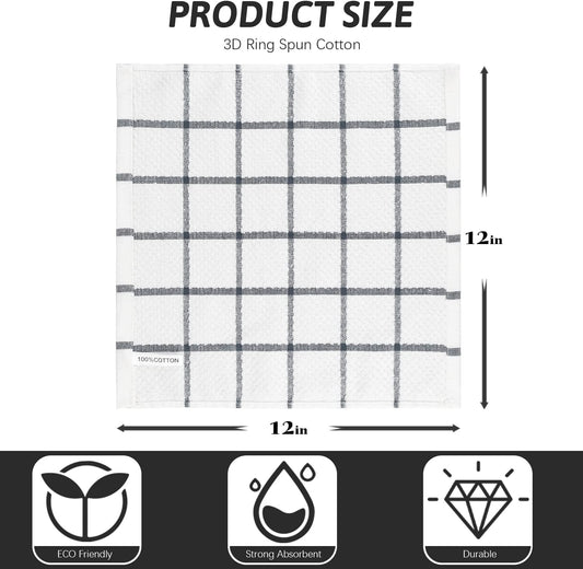 Paños de cocina de rizo de algodón, paños de cocina súper suaves para cocina,