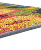 Unique Loom - Alfombra colección de círculos abstractos, de transición para...