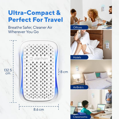 Purificador de aire portátil DSTx 2.0 (paquete de 6) Filtro de aire ionizador