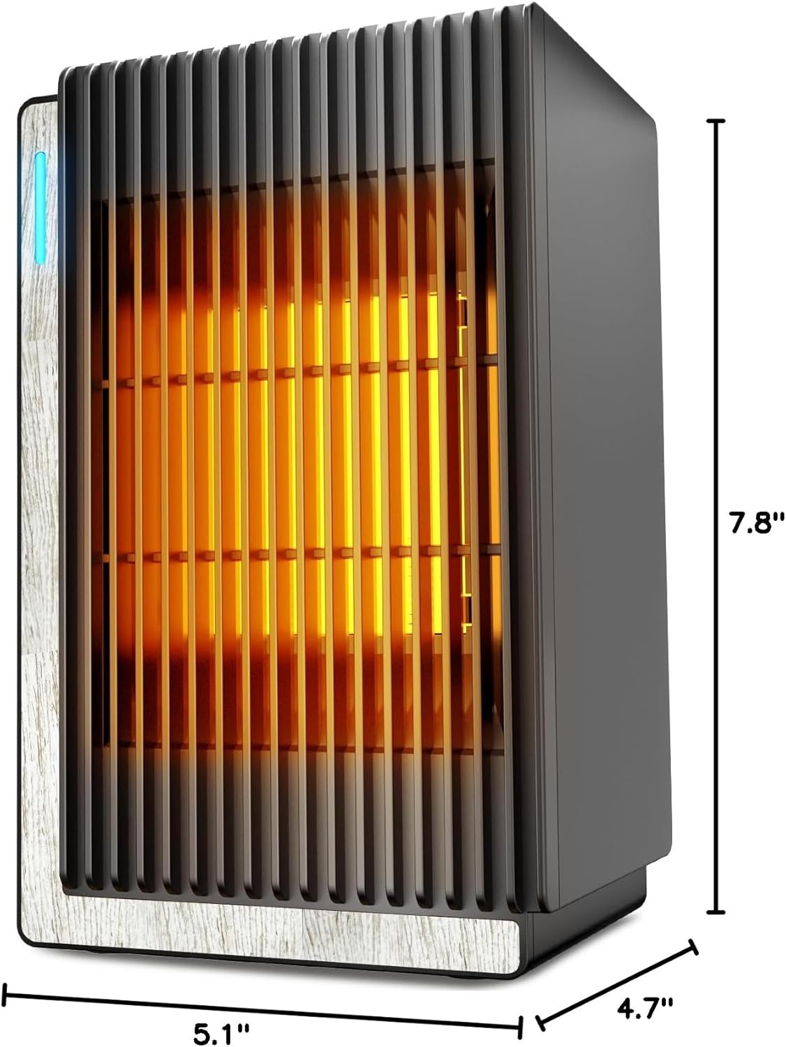 Calentador de espacio, pequeños calentadores eléctricos portátiles de 1200 W800...