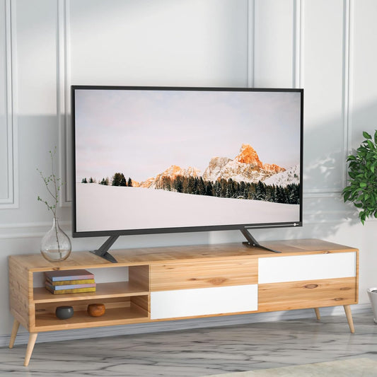 Soporte de TV para mesa WALI apta para la mayoría de las TV con pantalla plana...
