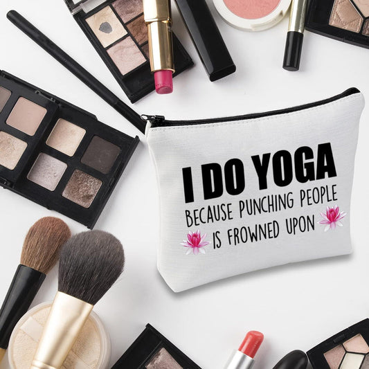 Regalo de yoga, regalo para amantes del yoga, bolsa de maquillaje para