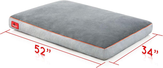 BRINDLE Cama para perros de espuma viscoelástica con cubierta lavable...